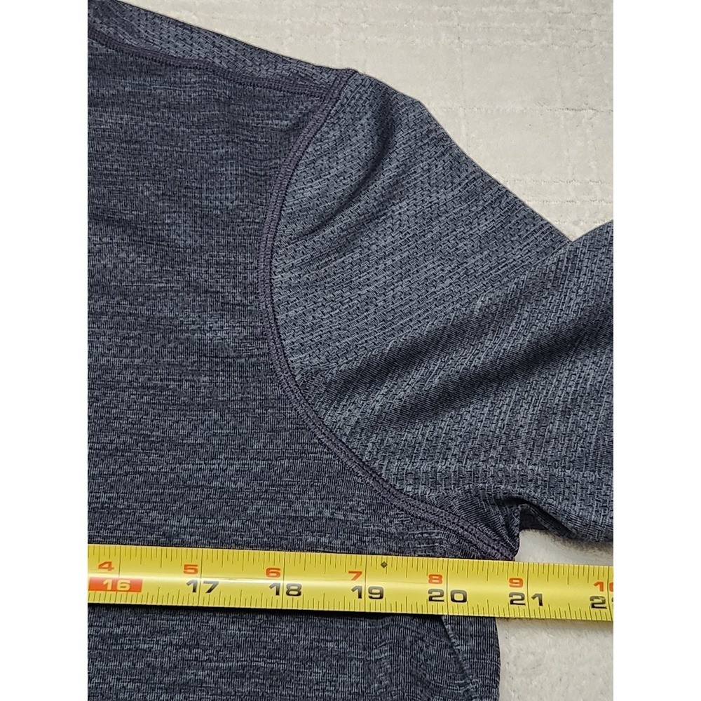 Saxx All Day Aerator Men's Performance Crew Neck T-Shirt UPF 25 Medium Gray - Picture 4 of 5